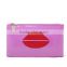 Wholesale durable fashion pattern Pink PVC cosmetic bag