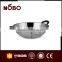 metal typel,double handle stainless steel gas burner wok
