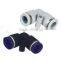 Tube fitting plastic elbow