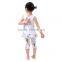 Hot Sale Ice Cream Outfit Wholesale Children's Boutique Clothing Cotton sleeveless Casual Baby Gils Outfit