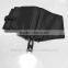 3 folding Flashing night light umbrella Led light folding umbrella promotion