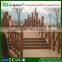 Mositure-proof and anti-slip WPC decking floor for outdoor handrail and fence