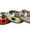 Wholesale stainless steel dog bowl with malemine frame