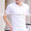 China Clothes Factory 100% Cotton T Shirts Man Woman Promotion Custom Design V Neck Tee Shirts