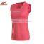 Sleeveless breathable quick dry wholesale fashion running wear running t shirt running top customized running wear sexy running