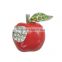 Wholesale zinc alloy fully-jewelled crystal rhinestones apple shape brooch