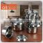 Encapsulated Bottom10 pcs induction stainless steel cooking pot set with bakelitel handles