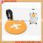 Promotional Custom Plastic Cute Colorful Silicone Luggage Tag Wholesale