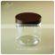 300ml large PET plastic cosmetic jar with plastic cap 68mm