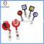 new colorful high quality badge reel, retractable badge reel, badge reel with alligator clip