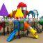 Plastic swimming pool slide for amusement park