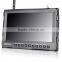 8" wireless audio video transmitter receiver lcd monitor high resolution DC output drone helicopter