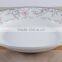 Ceramic bone china soup plate, hongshun brand names porcelain dinner set