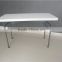 4ft outdoor popular furniture of plastic white folding table for wedding use                        
                                                Quality Choice