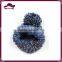 Fashion ladies knitting hat with pompom