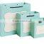 cute acid blue and light pink gift bag for girls and children