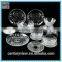 cheap round clear glass dinner plates glass plate set