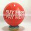 red and blue advertising walking ballon inflatable advertising walking ball