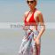 wholesale Summer lady beach sarong 2014 sexy fashion printed beach pareo & SARONGS