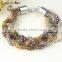 gold,silver ,rose gold clasp chain braclet ,hollow bracelet for men