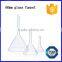 Clear 60mm glass funnel short stem conical funnel