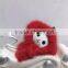 Lovely mink fur monkey keychain