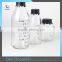 New Fashion Custom Glass Milk Bottles Decal Milk Bottle Glass With Plastic Lid