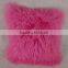 Vintage High Quality Customed Size&Color Mongolian Lamb Fur Pillow Cover