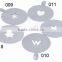 Food Grade Stainless Steel Cake Stencils and Coffee Stencils