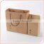 Well gift plain white kraft paper bags with handles wholesale in canada