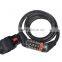 hot selling good quality anti-theft bicycle cable lock spiral lock