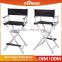 CE certificate aluminum director chair black makeup chair
