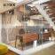 New Style Fused Glass Living Room Glass Partition Design