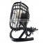 USB plastic 4 inch light weight portable desk fan for promotional gifts