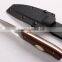 OEM D2 style blade Steel Tactical Fixed Blade Knife With KYDEX Sheath