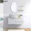 glossy white wall-hung italian bathroom vanity, modern bathroom cabinet