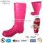 Western Cheap Women Rain Boots Rubber Rain Boot with Buckle