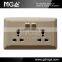 MGA A8 series universal wall socket with switch