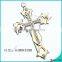 Zinc Alloy Fashion Trendy YinYang Boys Cross Necklace