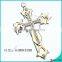 Dimond Zinc Alloy Metal Western Cross Men Boys Necklace