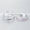 New Design Silver 925 Ring Band With Pink and White Stones