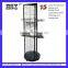 Metal Rotating Store Display Stand With Hooks HSX-S714 Rotating Wire Display Stands
