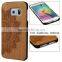 Beautiful Laser Engraved PC+ Cherry Wood Cover For Galaxy S6 Dandelion Engraving for S6 Hoursing for Samsung Galaxy s6