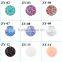 12mm flat back resin druzy cabochons wholesale