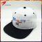 Custom design 6 panel snapback hat with Brooklym New York embroidery