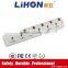9 way ABS plastic shell extension socket with switch