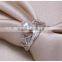 Wholesale Fashion Elegant Silver 925 Pearl Ring For Wedding