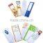 Plastic promotional bookmarks magnifier ruler