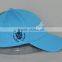 Guangzhou Hat Factory Professional Custom 6 Panel 100% Polyester 3 d Embroidery Logo Light Blue Outdoor Sports Cap