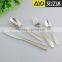 Hot sale ! wholesale flatware gold plated cutlery in bulk